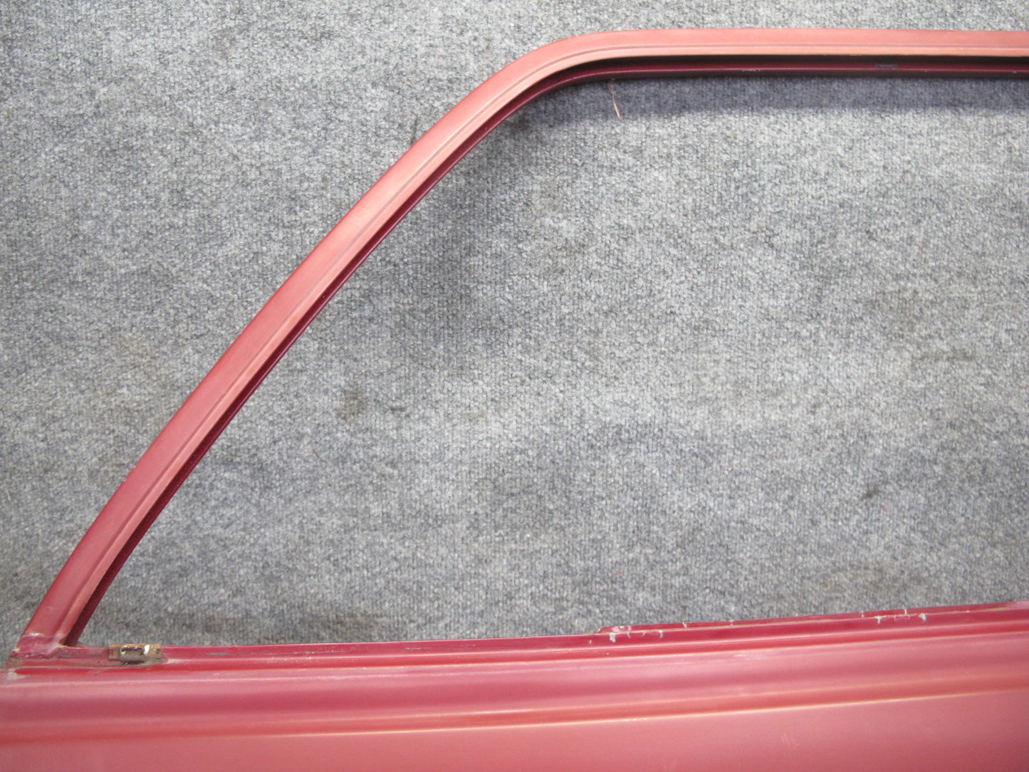 75-76 Mercedes W115 300D Sedan Rear Right Door Shell Panel RED OEM