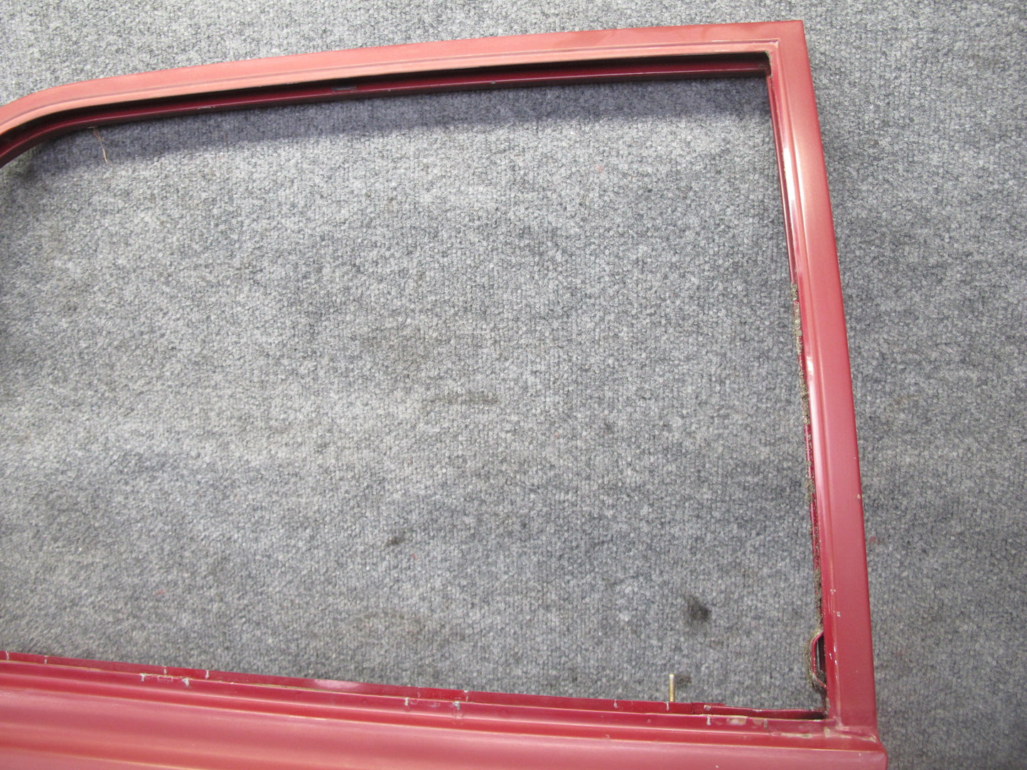 75-76 Mercedes W115 300D Sedan Rear Right Door Shell Panel RED OEM