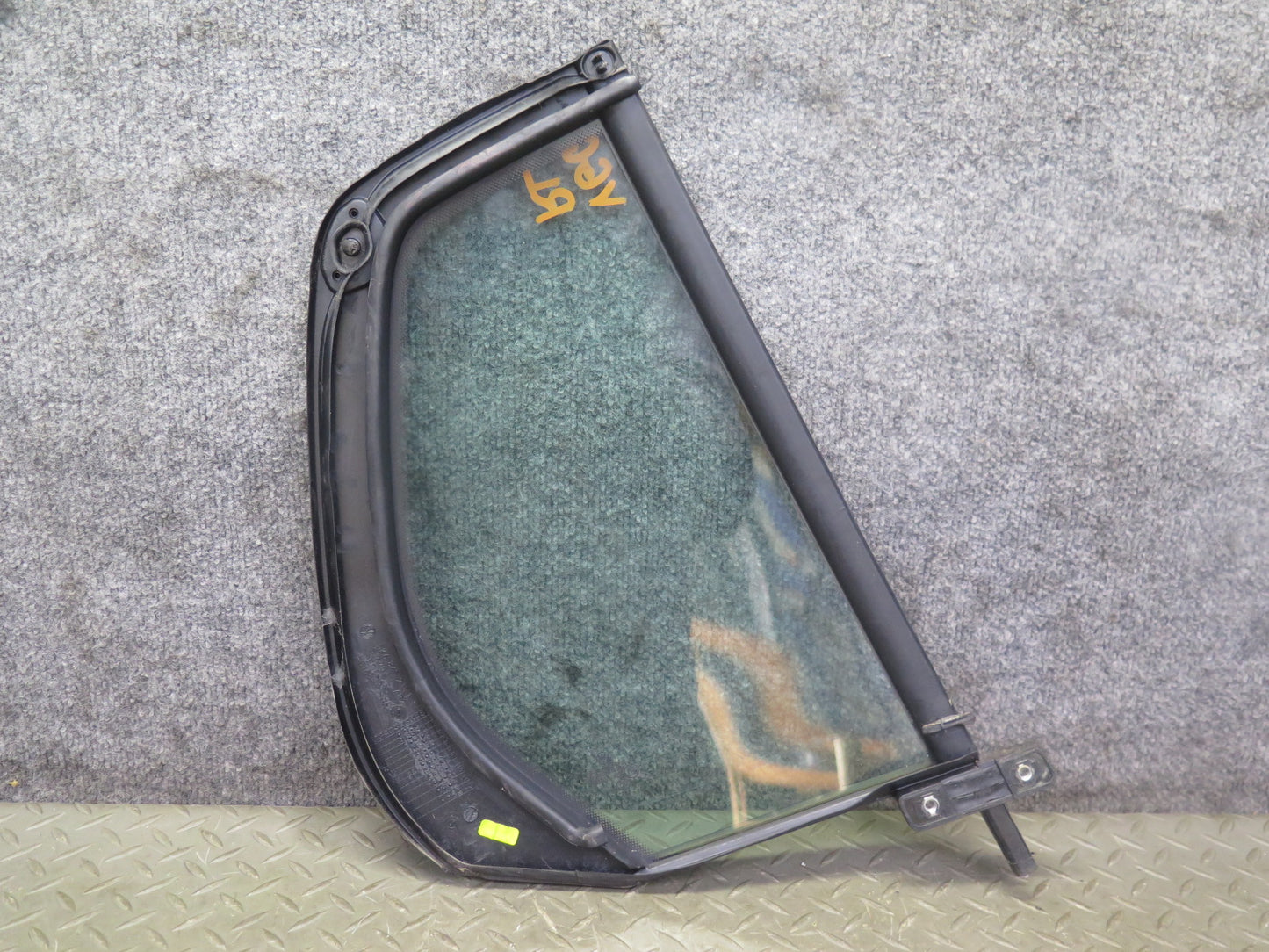10-14 VW Golf GTI R MK6 4DOOR Rear Left Door Fixed Glass OEM