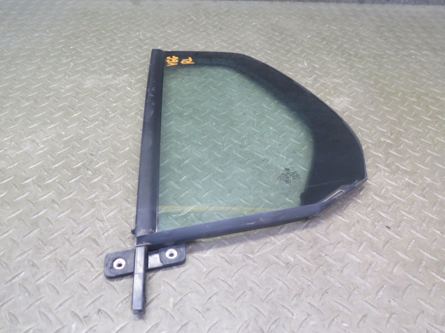 10-14 VW Golf GTI R MK6 4DOOR Rear Left Door Fixed Glass OEM