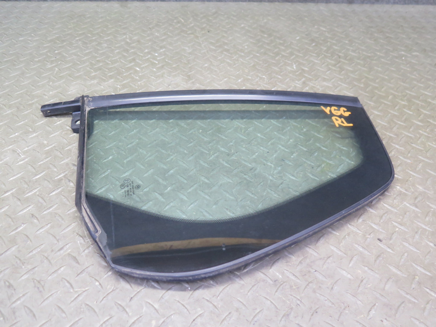 10-14 VW Golf GTI R MK6 4DOOR Rear Left Door Fixed Glass OEM
