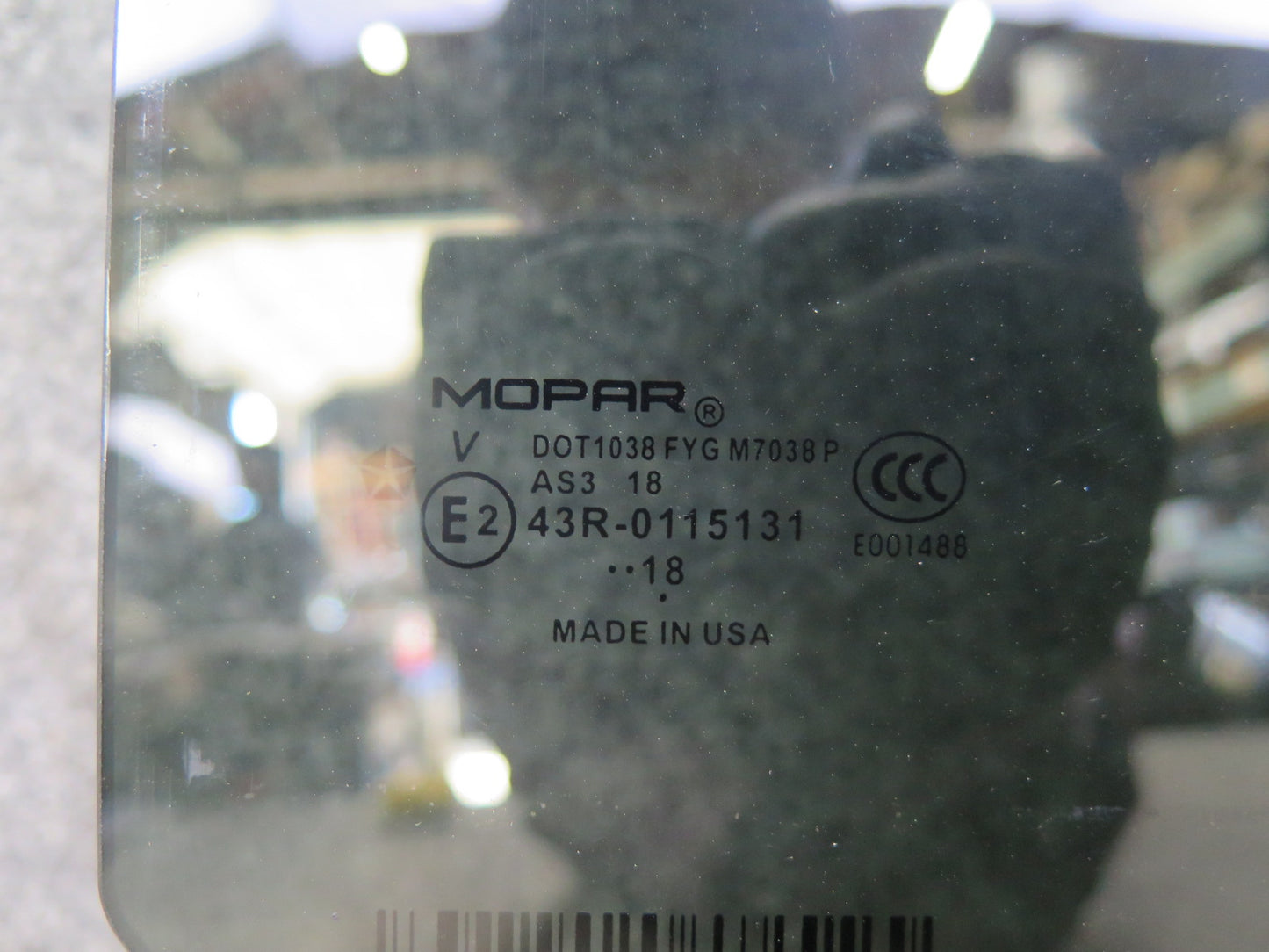 18-23 Jeep Wrangler JL 4-DOOR Rear Right Door Glass Window OEM