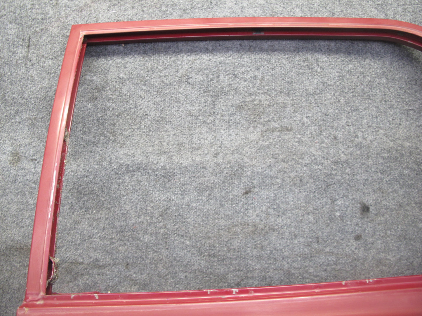 75-76 Mercedes W115 300D Sedan Rear Left Driver Side Door Shell Panel RED OEM
