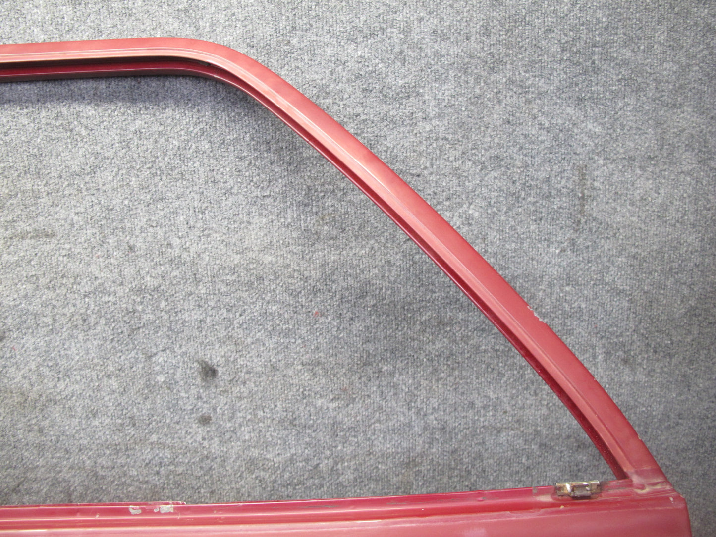 75-76 Mercedes W115 300D Sedan Rear Left Driver Side Door Shell Panel RED OEM