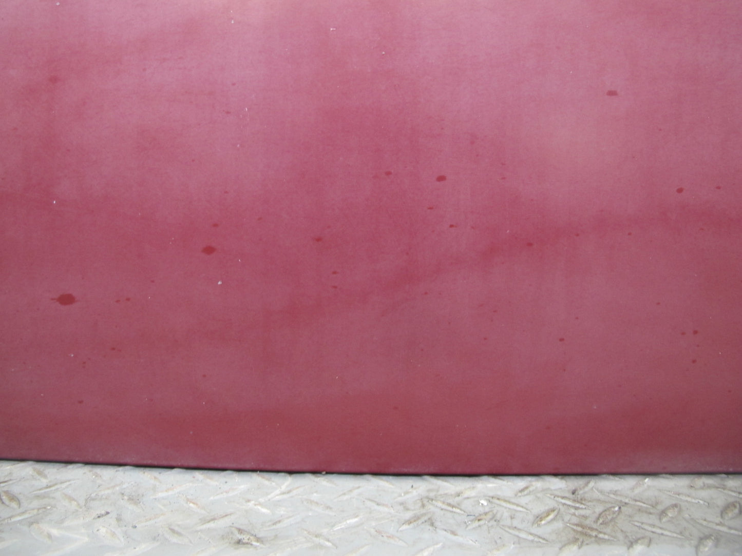 75-76 Mercedes W115 300D Sedan Front Left Driver Side Door Shell Panel RED OEM