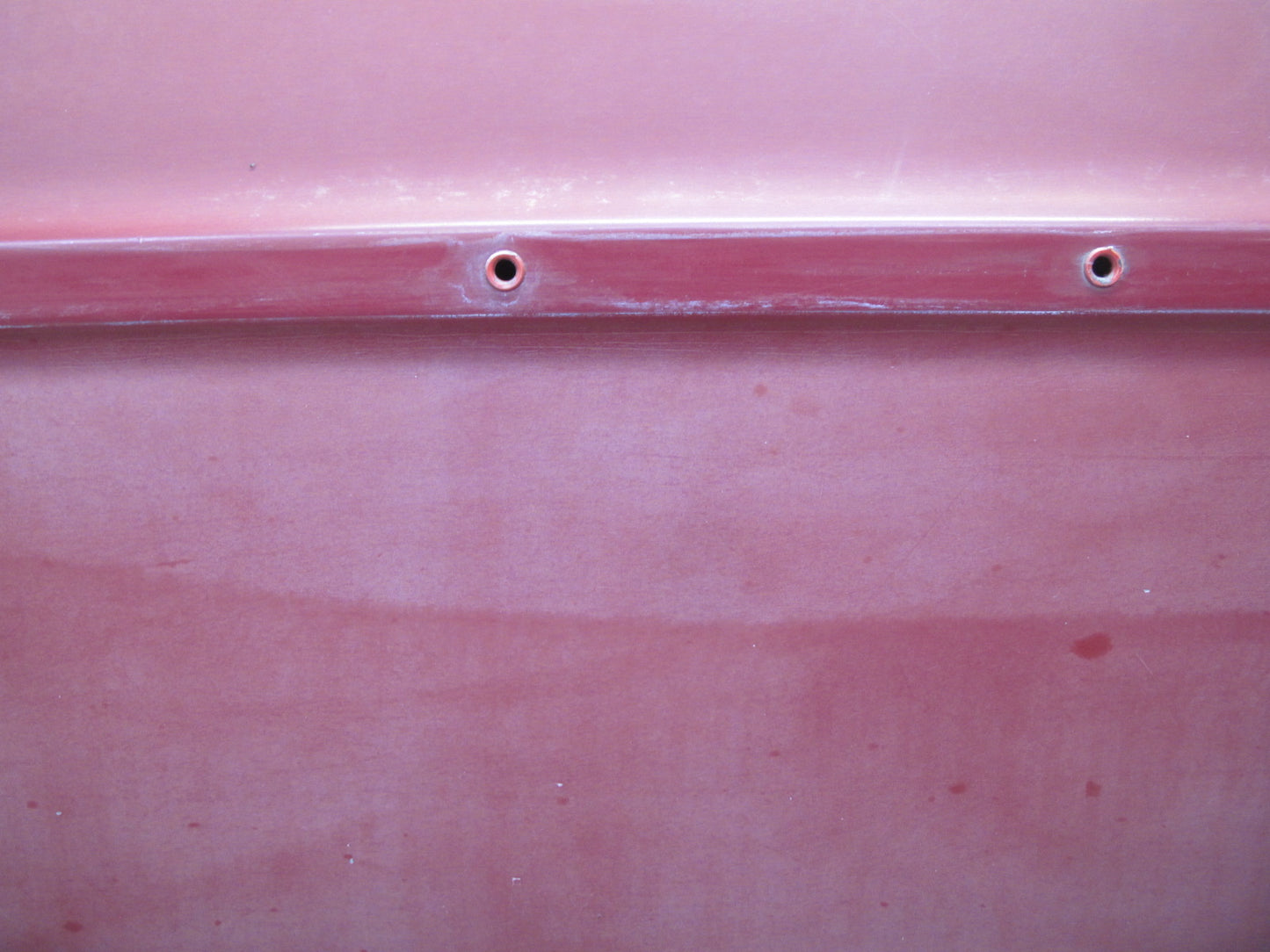 75-76 Mercedes W115 300D Sedan Front Left Driver Side Door Shell Panel RED OEM