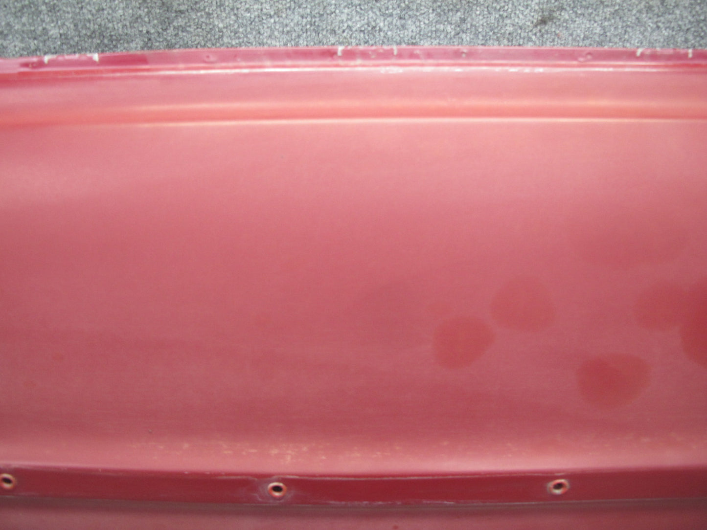 75-76 Mercedes W115 300D Sedan Front Left Driver Side Door Shell Panel RED OEM