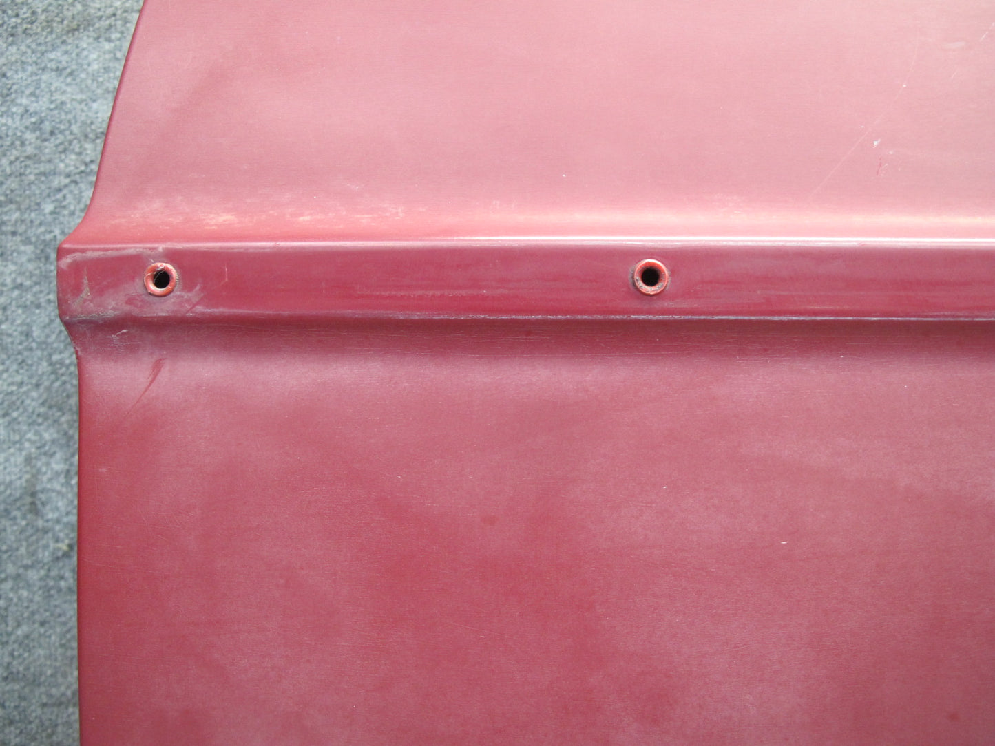 75-76 Mercedes W115 300D Sedan Front Left Driver Side Door Shell Panel RED OEM