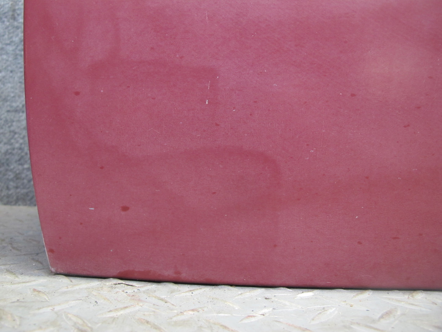 75-76 Mercedes W115 300D Sedan Front Left Driver Side Door Shell Panel RED OEM