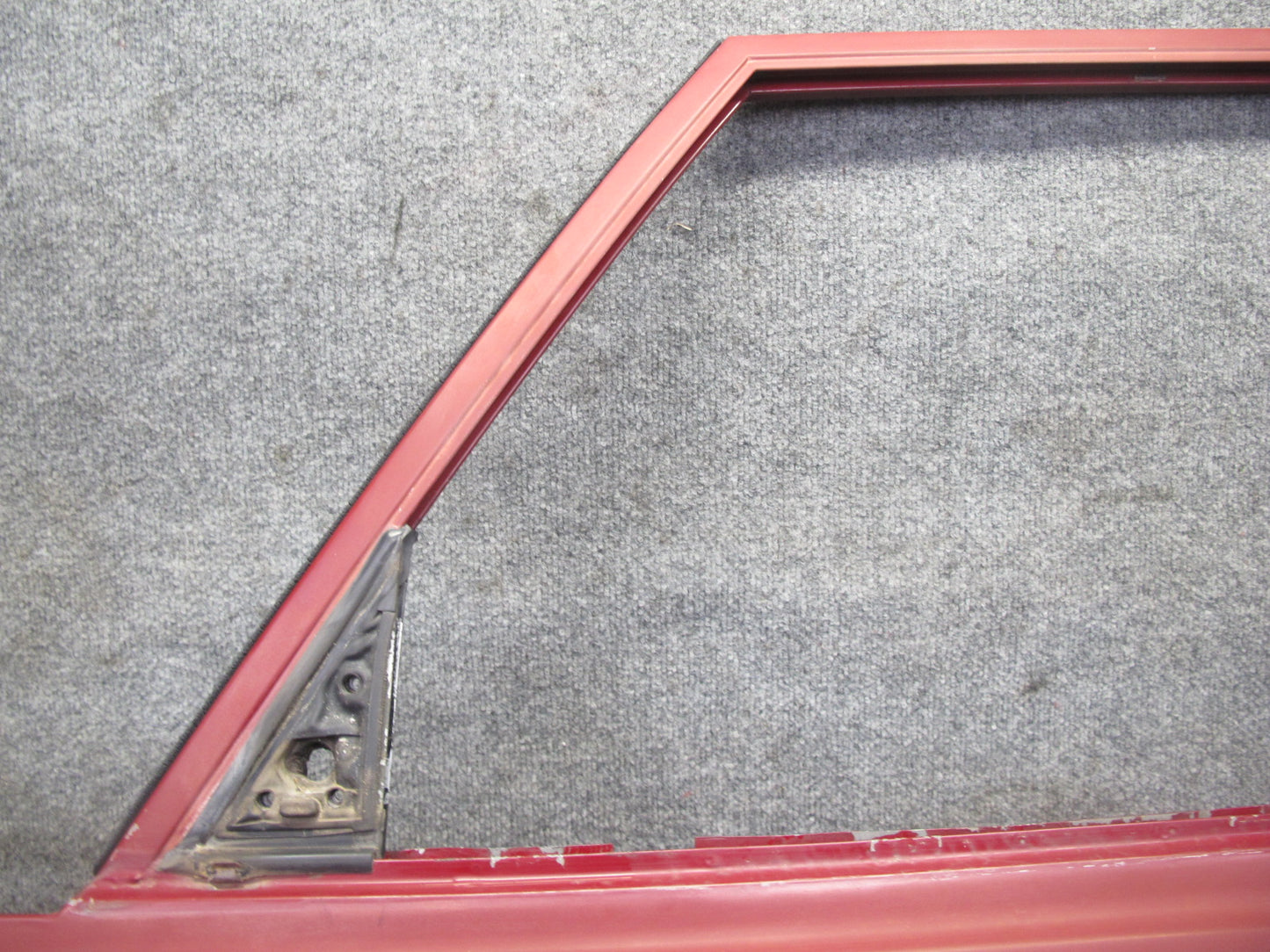 75-76 Mercedes W115 300D Sedan Front Left Driver Side Door Shell Panel RED OEM