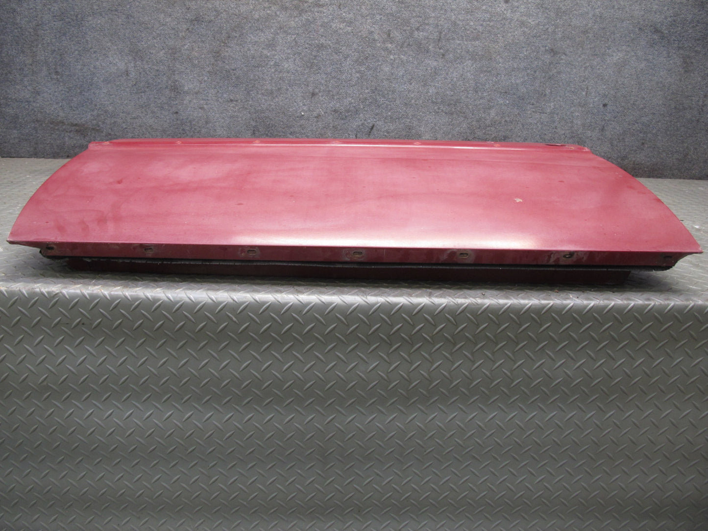 75-76 Mercedes W115 300D Sedan Front Left Driver Side Door Shell Panel RED OEM