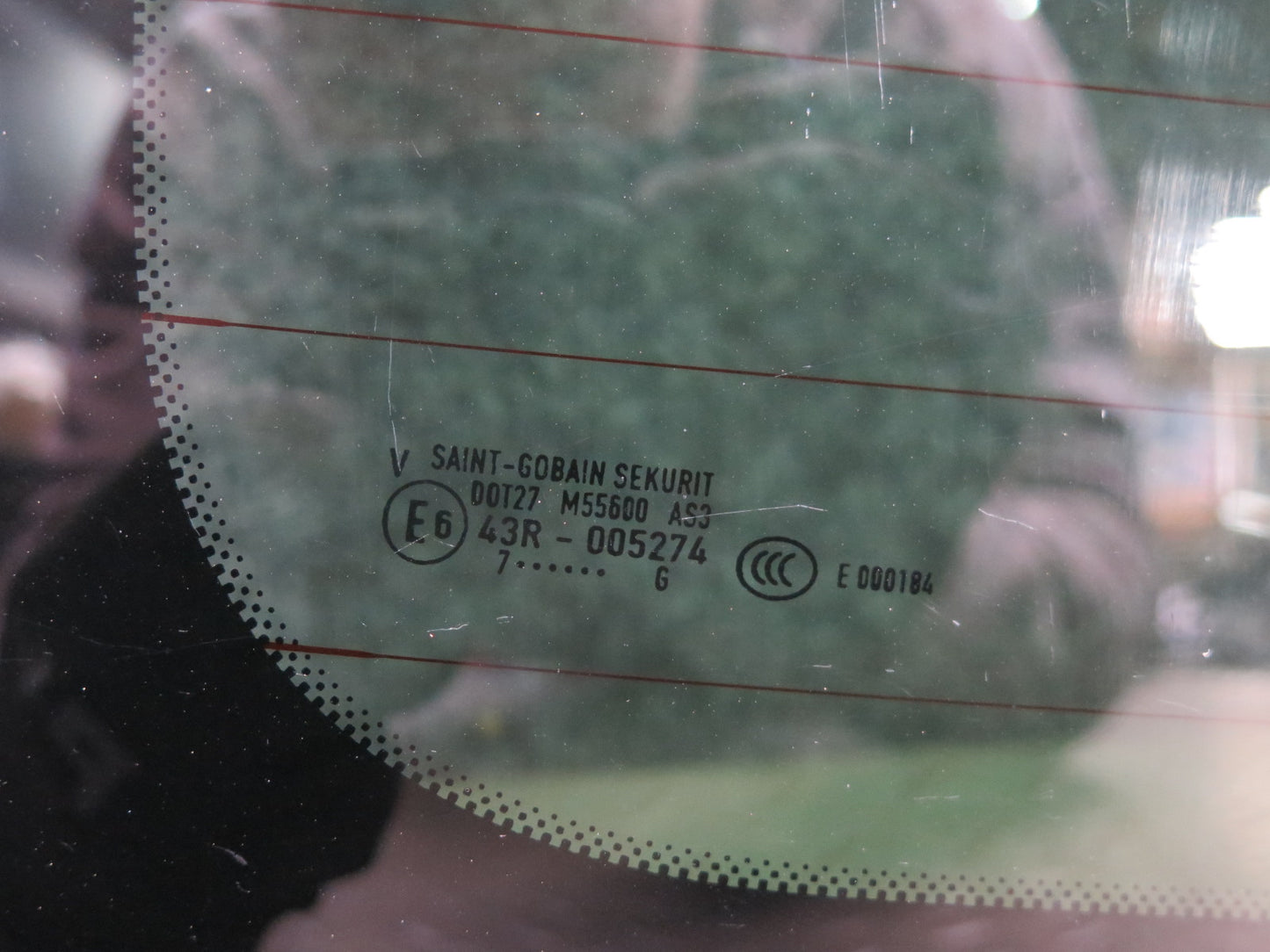 2003-2010 Porsche Cayenne 957 Rear Trunk Tailgate Glass Window