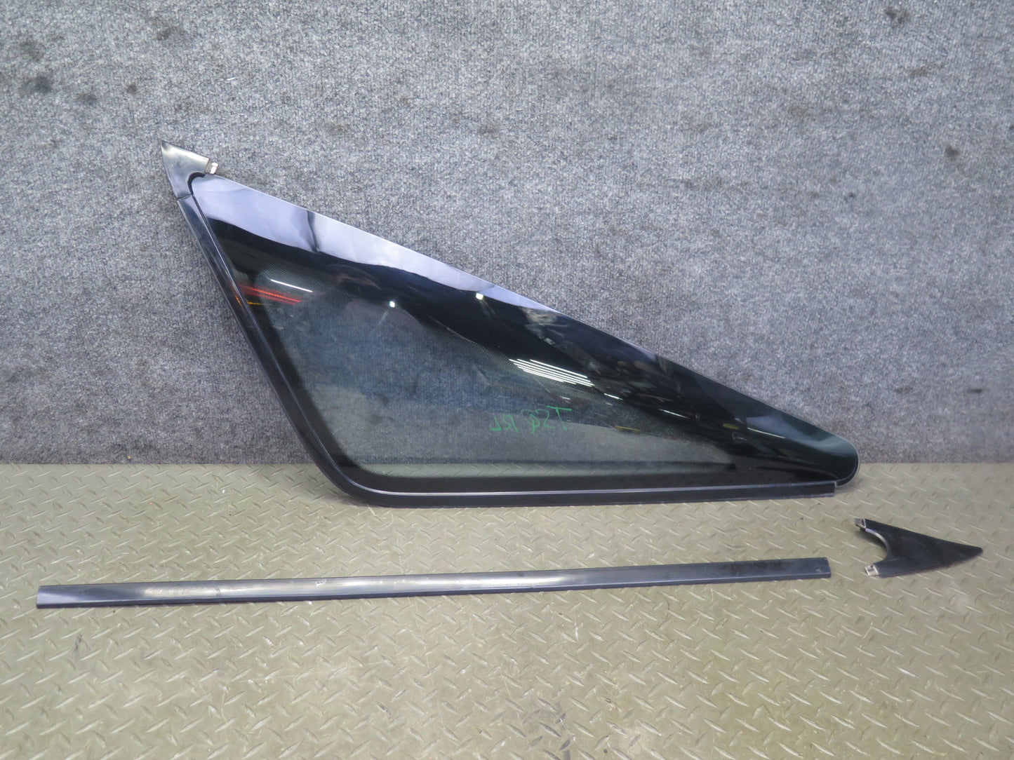 89-92 Toyota Supra MK3 Rear Left Quarter Glass Window Trim Set OEM