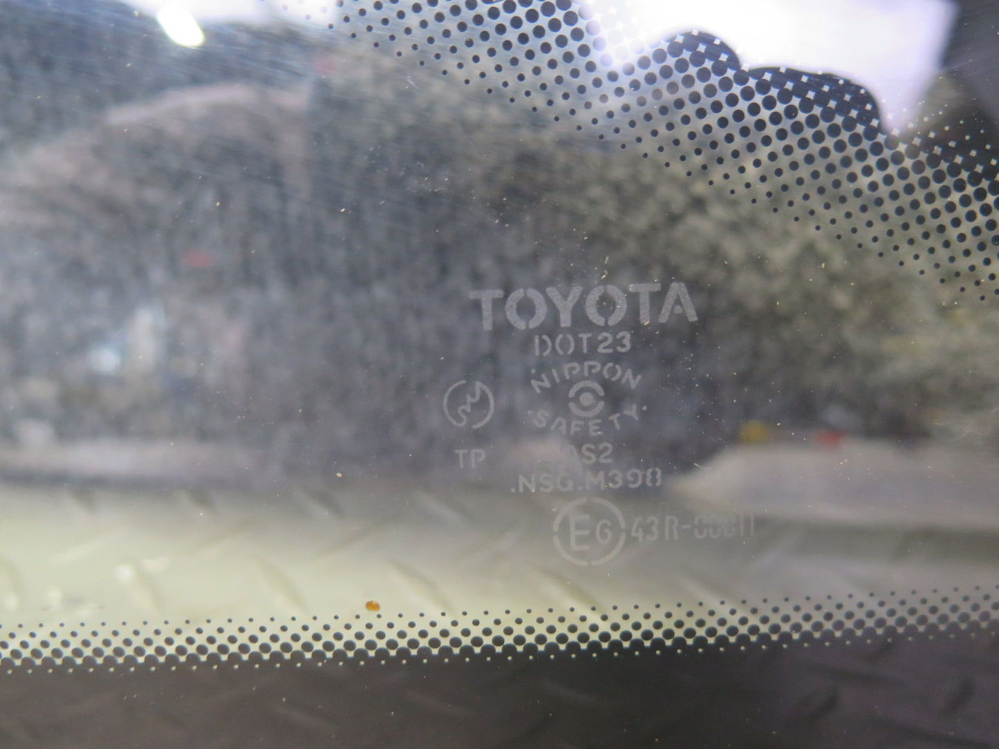 89-92 Toyota Supra MK3 Rear Left Quarter Glass Window Trim Set OEM