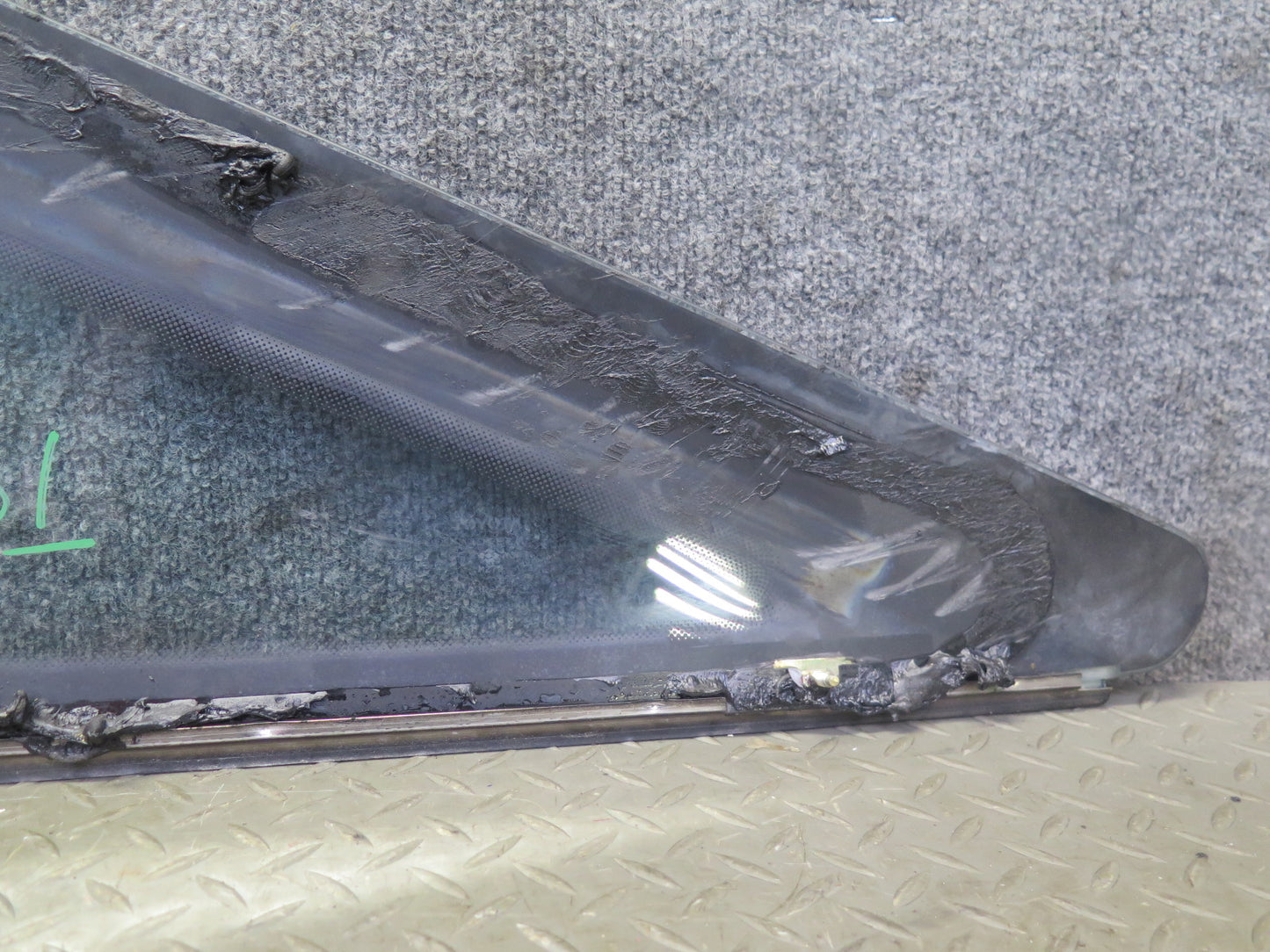 89-92 Toyota Supra MK3 Rear Right Quarter Glass Window Trim Set OEM