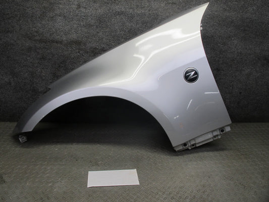 06-07 Nissan Z33 350Z Convertible Front Left Fender Shell Cover Panel Silver OEM