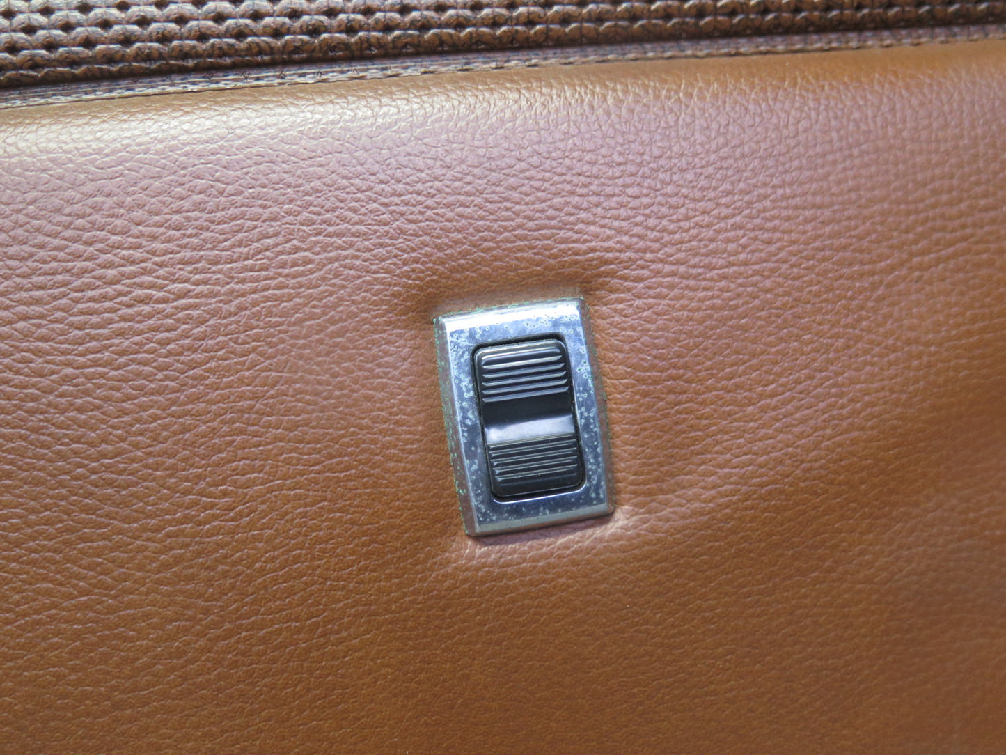 75-76 Mercedes W115 300D Rear Left Door Interior Trim Cover Panel Brown OEM