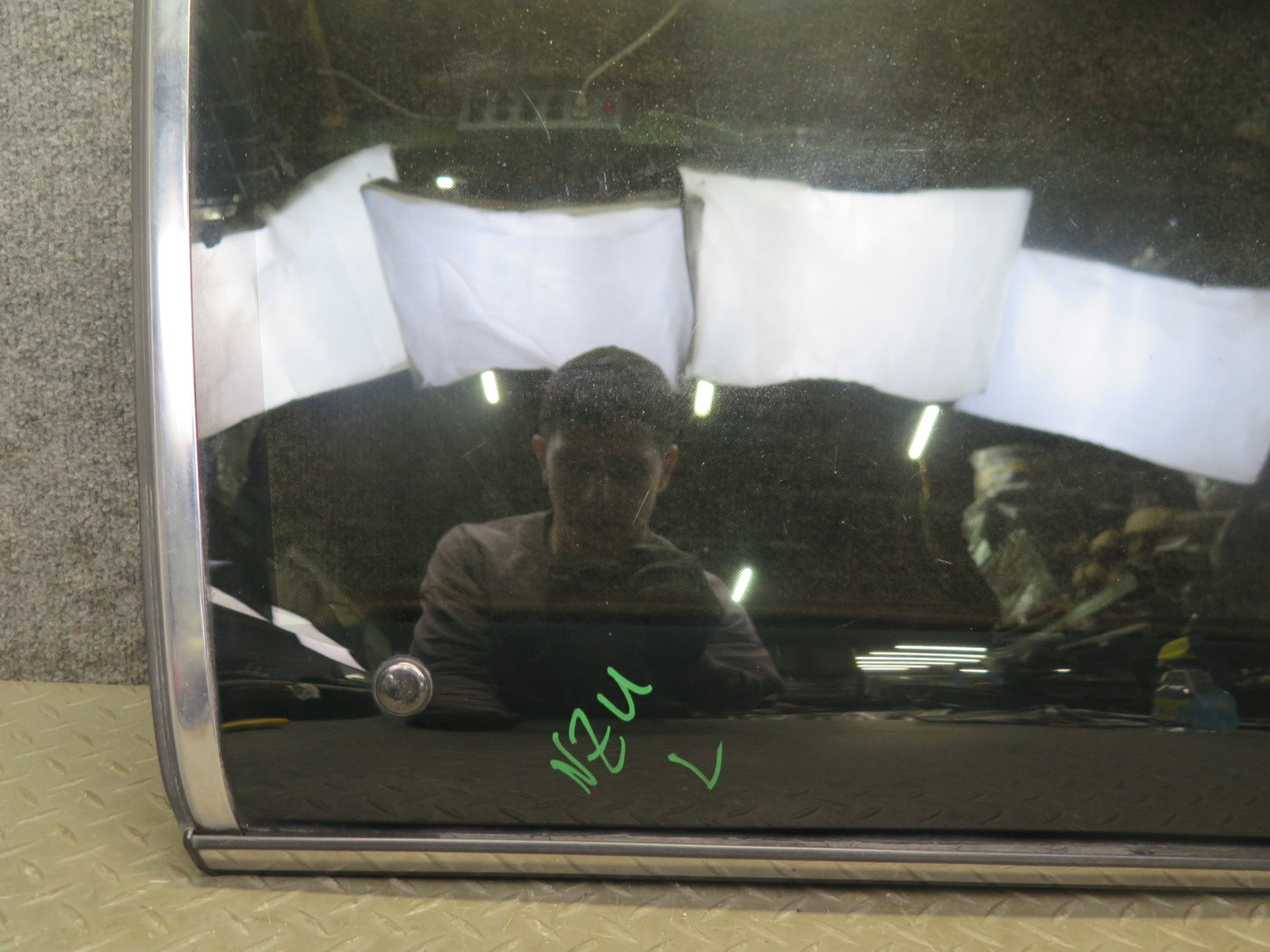 85-89 Nissan Z31 300ZX 2+0 Left T-top Roof Glass Panel Tinted w Lock Latch OEM