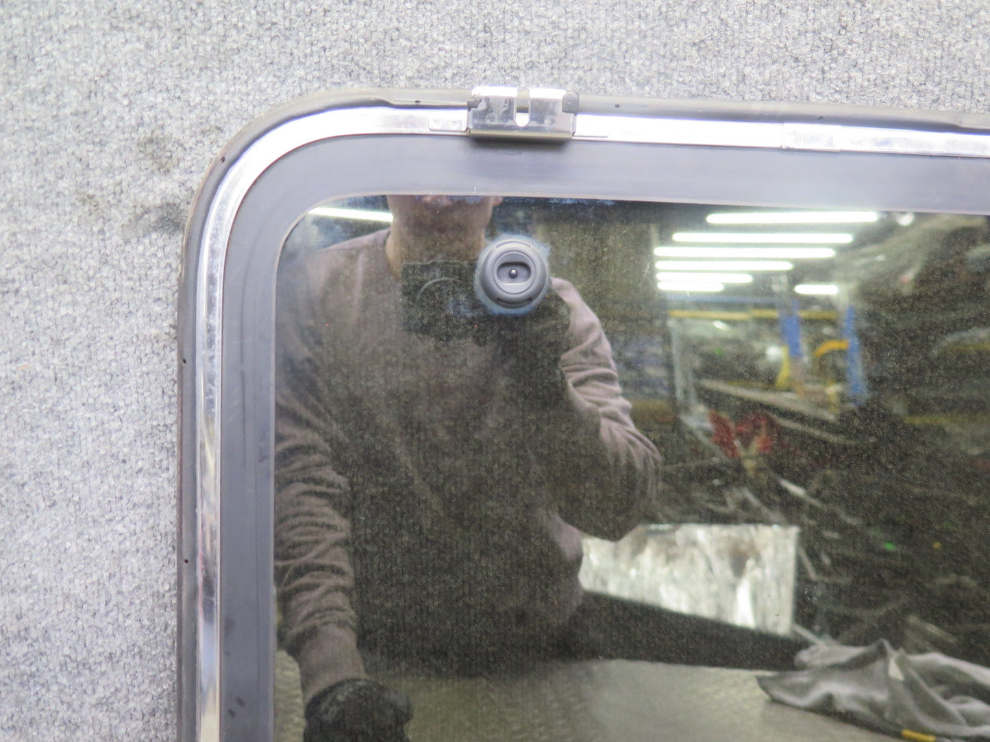 85-89 Nissan Z31 300ZX 2+0 Left T-top Roof Glass Panel Tinted w Lock Latch OEM