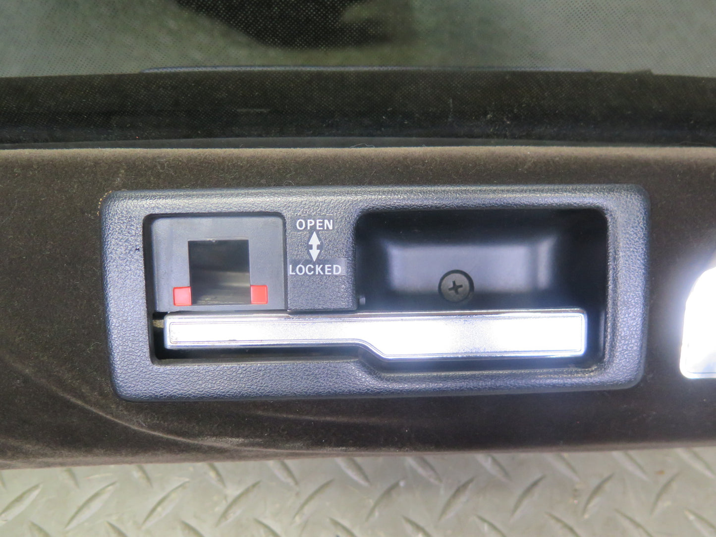 85-89 Nissan Z31 300ZX 2+0 Left T-top Roof Glass Panel Tinted w Lock Latch OEM