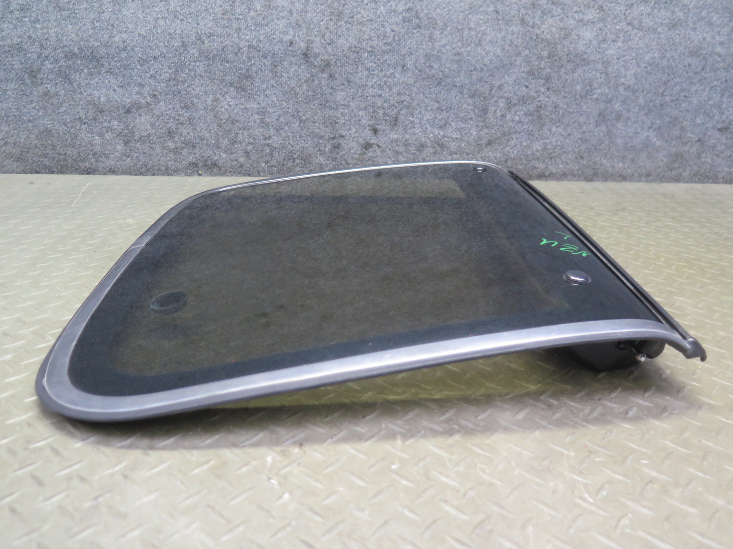 85-89 Nissan Z31 300ZX 2+0 Left T-top Roof Glass Panel Tinted w Lock Latch OEM