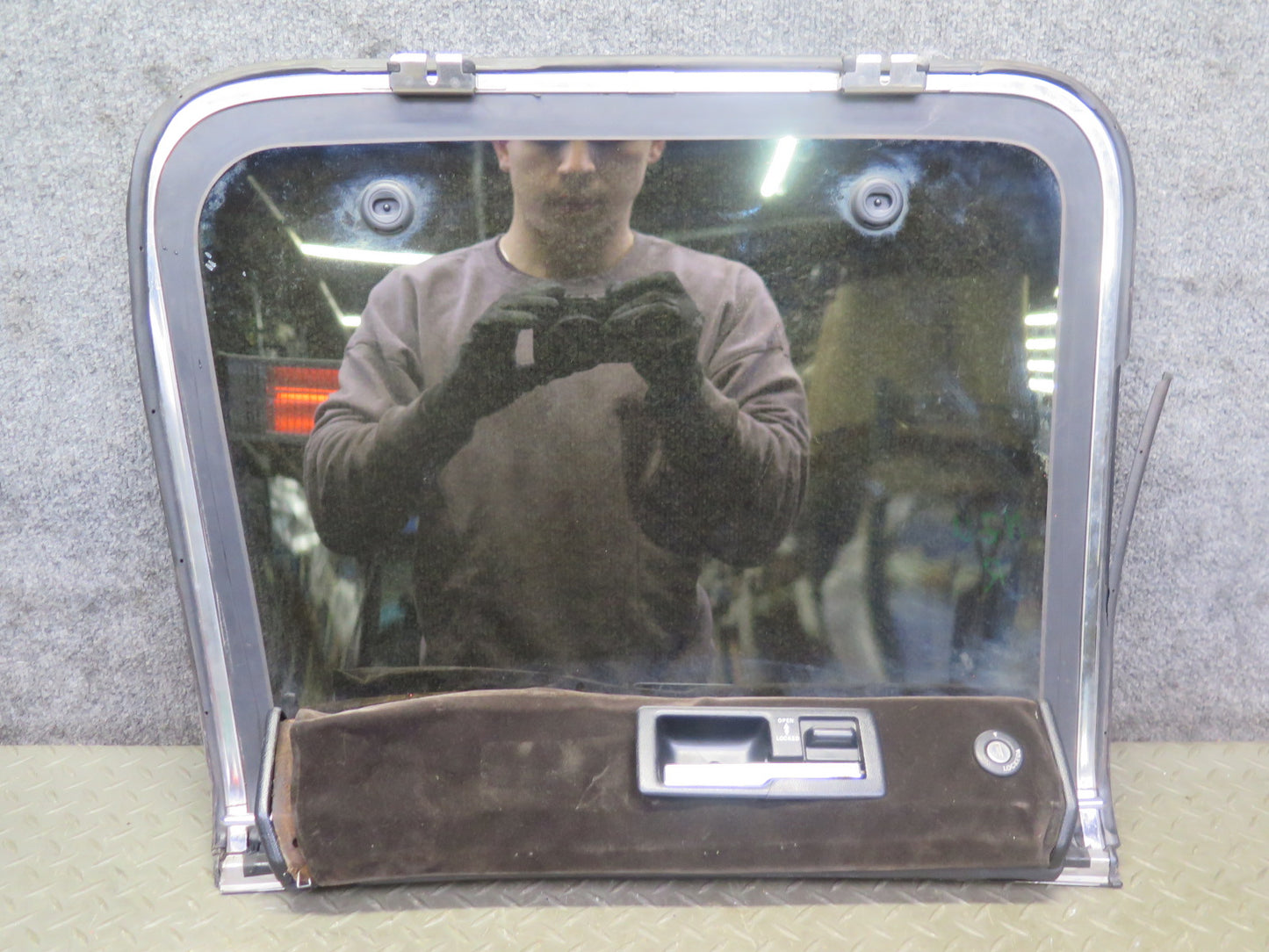 85-89 Nissan Z31 300ZX 2+0 Right T-top Roof Glass Panel Tinted w Lock Latch OEM