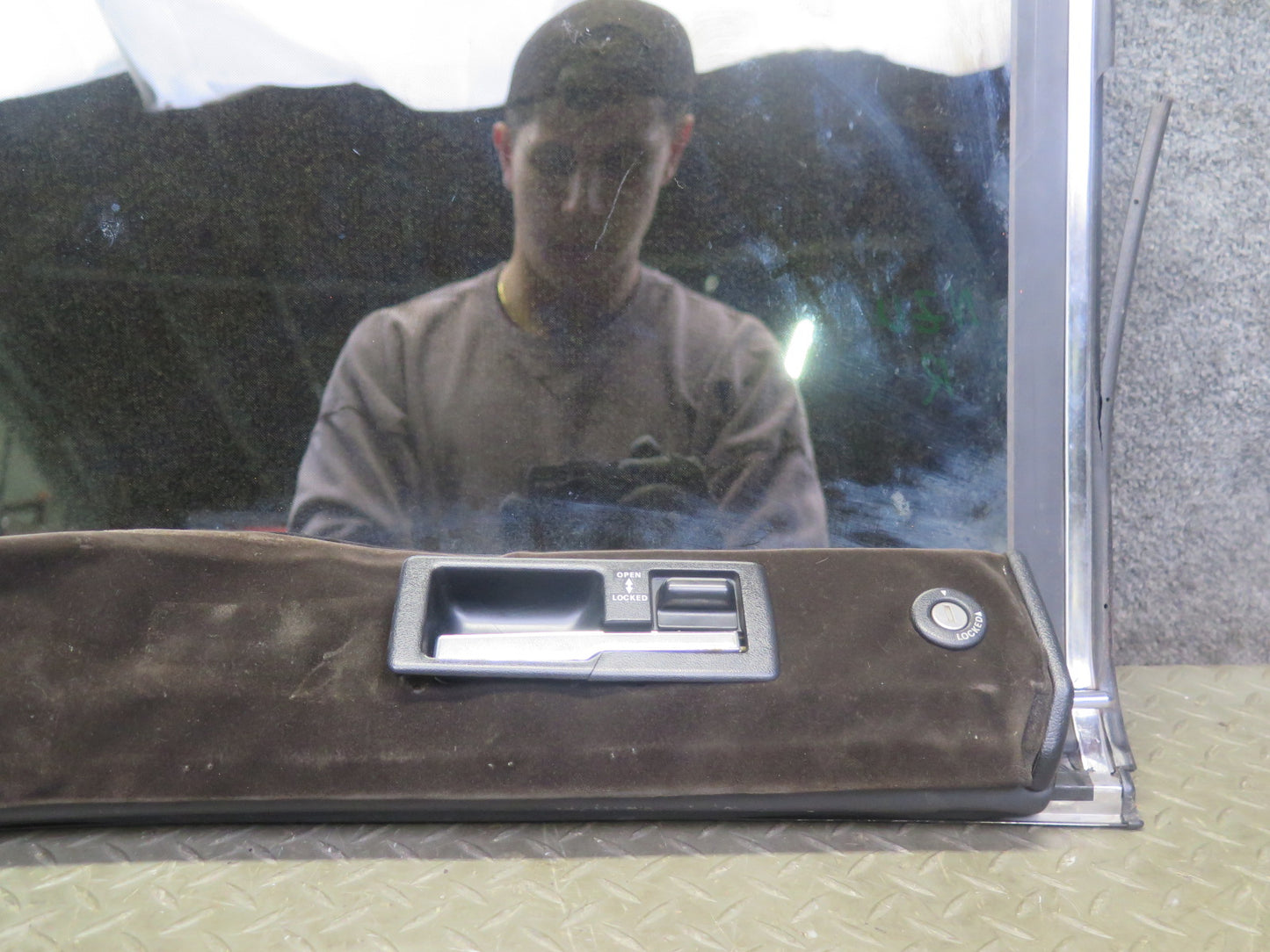 85-89 Nissan Z31 300ZX 2+0 Right T-top Roof Glass Panel Tinted w Lock Latch OEM