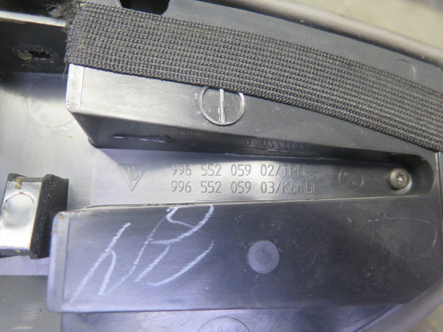 1999-2001 Porsche 911 996 Speedometer Instrument Cluster Leather Trim Panel