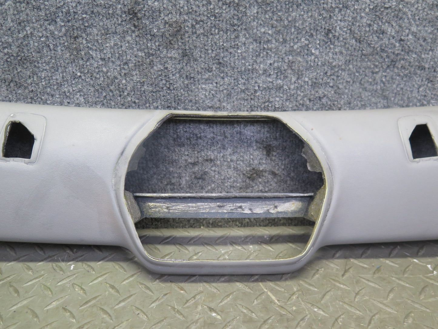 99-05 Porsche 911 996 Convertible Front Windshield Headliner Leather Trim Panel