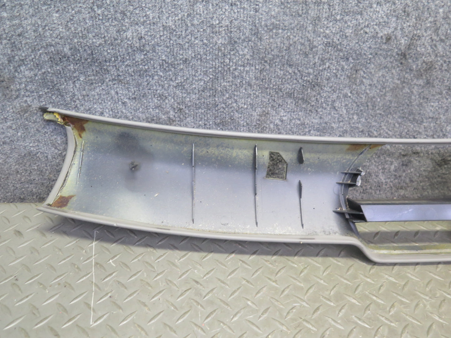 99-05 Porsche 911 996 Convertible Front Windshield Headliner Leather Trim Panel