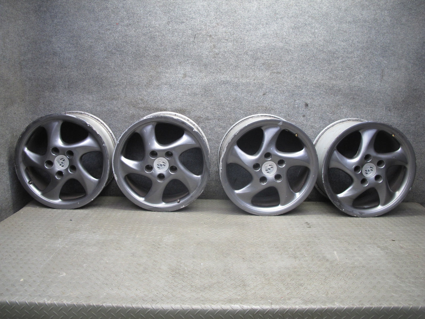 1999-2004 Porsche 911 996 Alloy R18" Wheel Rim 18x8J 18x9J ET52 Set of 4