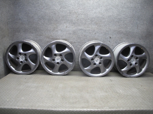 1999-2004 Porsche 911 996 Alloy R18" Wheel Rim 18x8J 18x9J ET52 Set of 4
