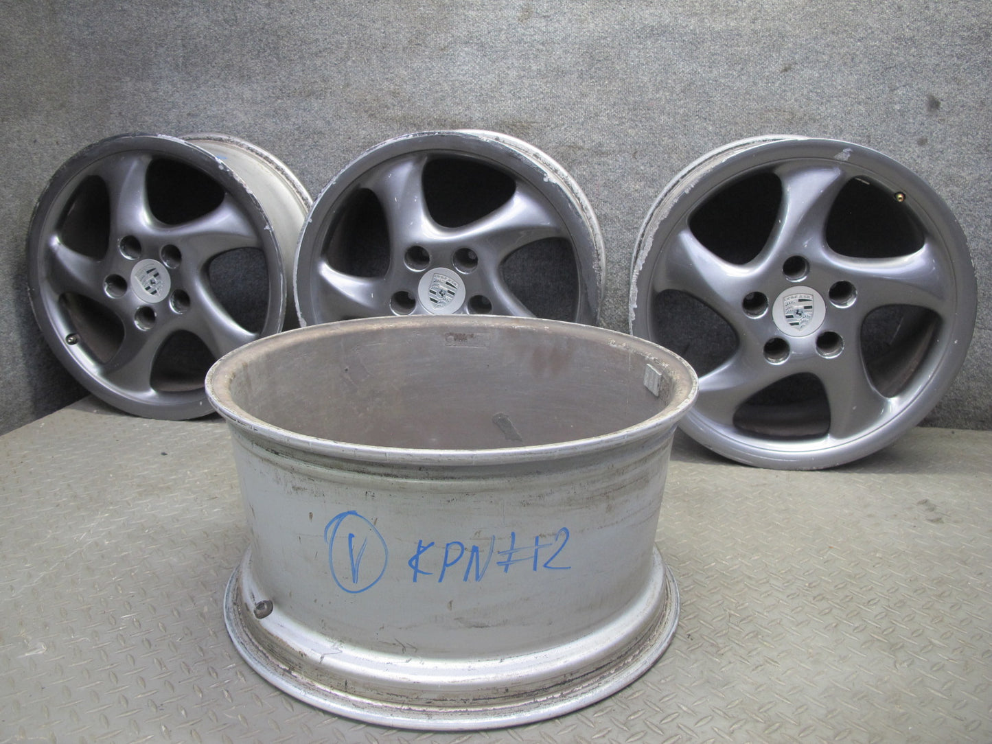 1999-2004 Porsche 911 996 Alloy R18" Wheel Rim 18x8J 18x9J ET52 Set of 4