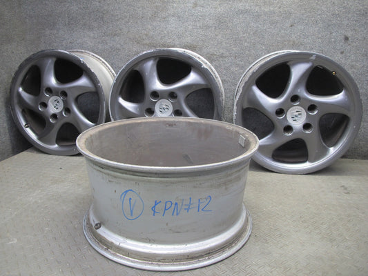 1999-2004 Porsche 911 996 Alloy R18" Wheel Rim 18x8J 18x9J ET52 Set of 4