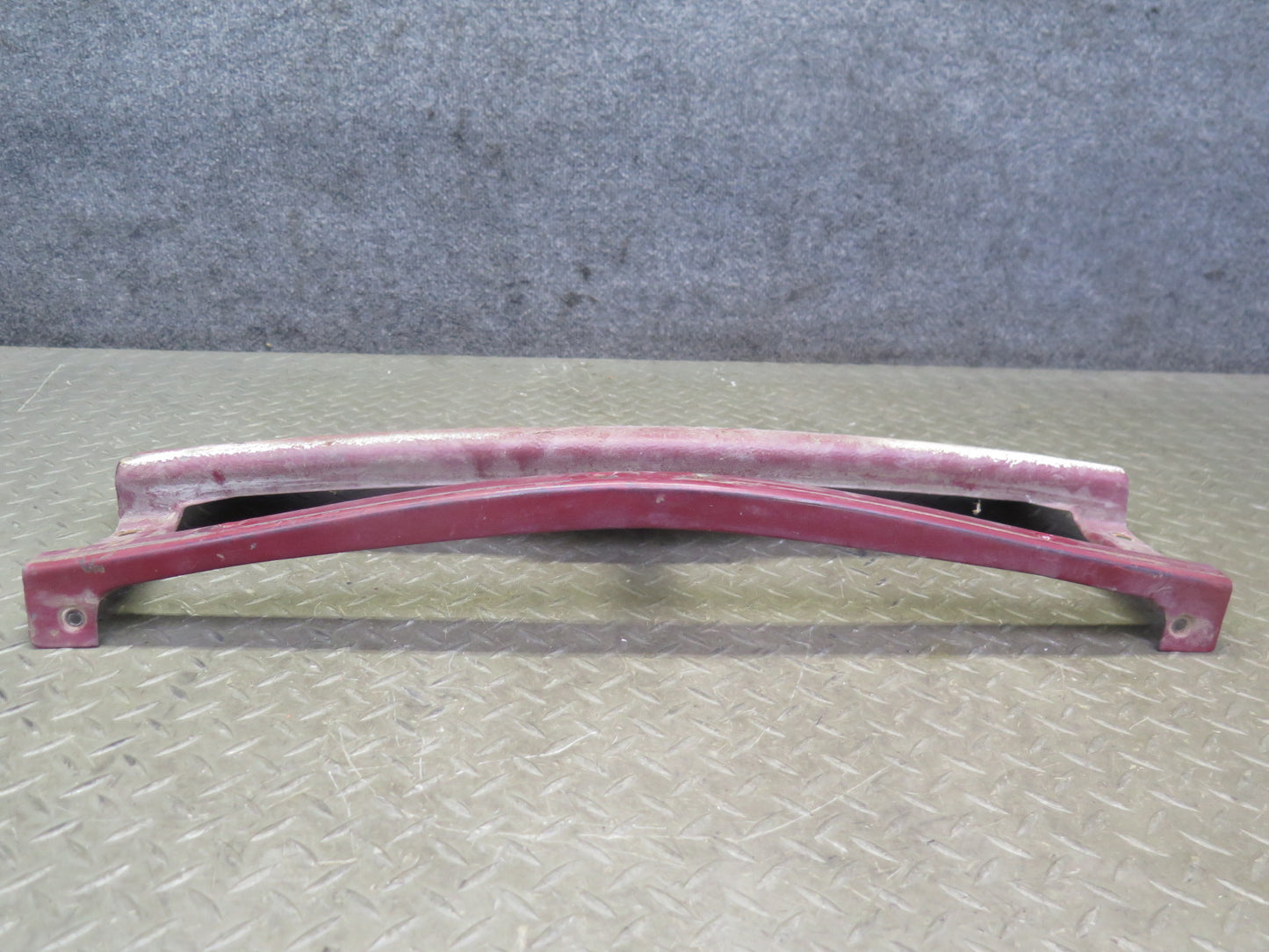 75-76 Mercedes W115 300D Front Bumper Lower Central Panel Valance RED OEM