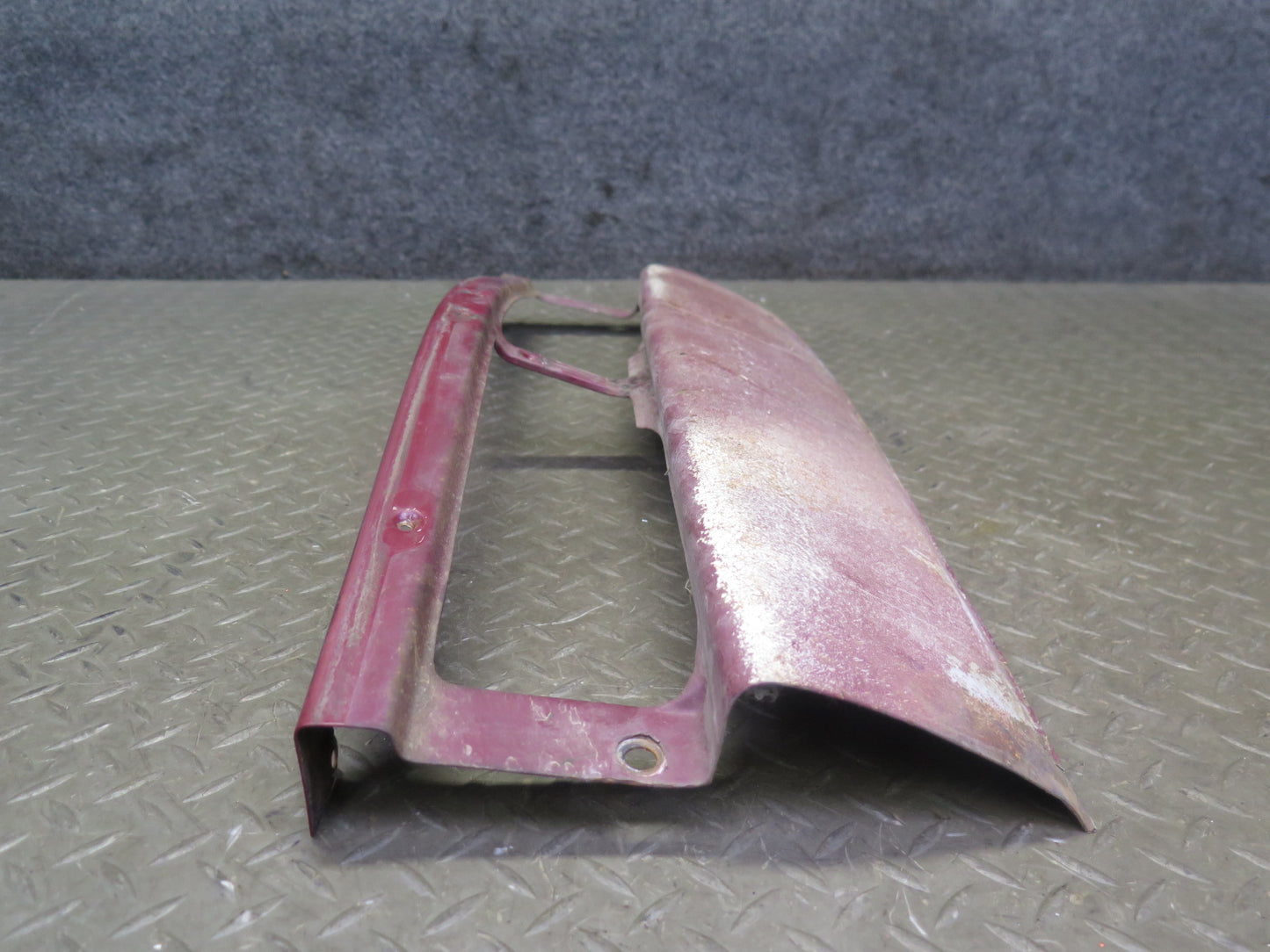 75-76 Mercedes W115 300D Front Bumper Lower Central Panel Valance RED OEM