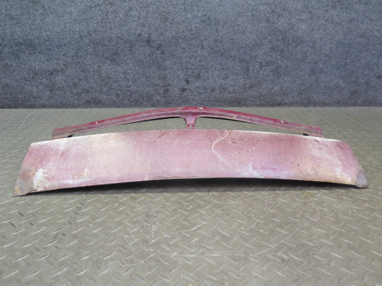 75-76 Mercedes W115 300D Front Bumper Lower Central Panel Valance RED OEM