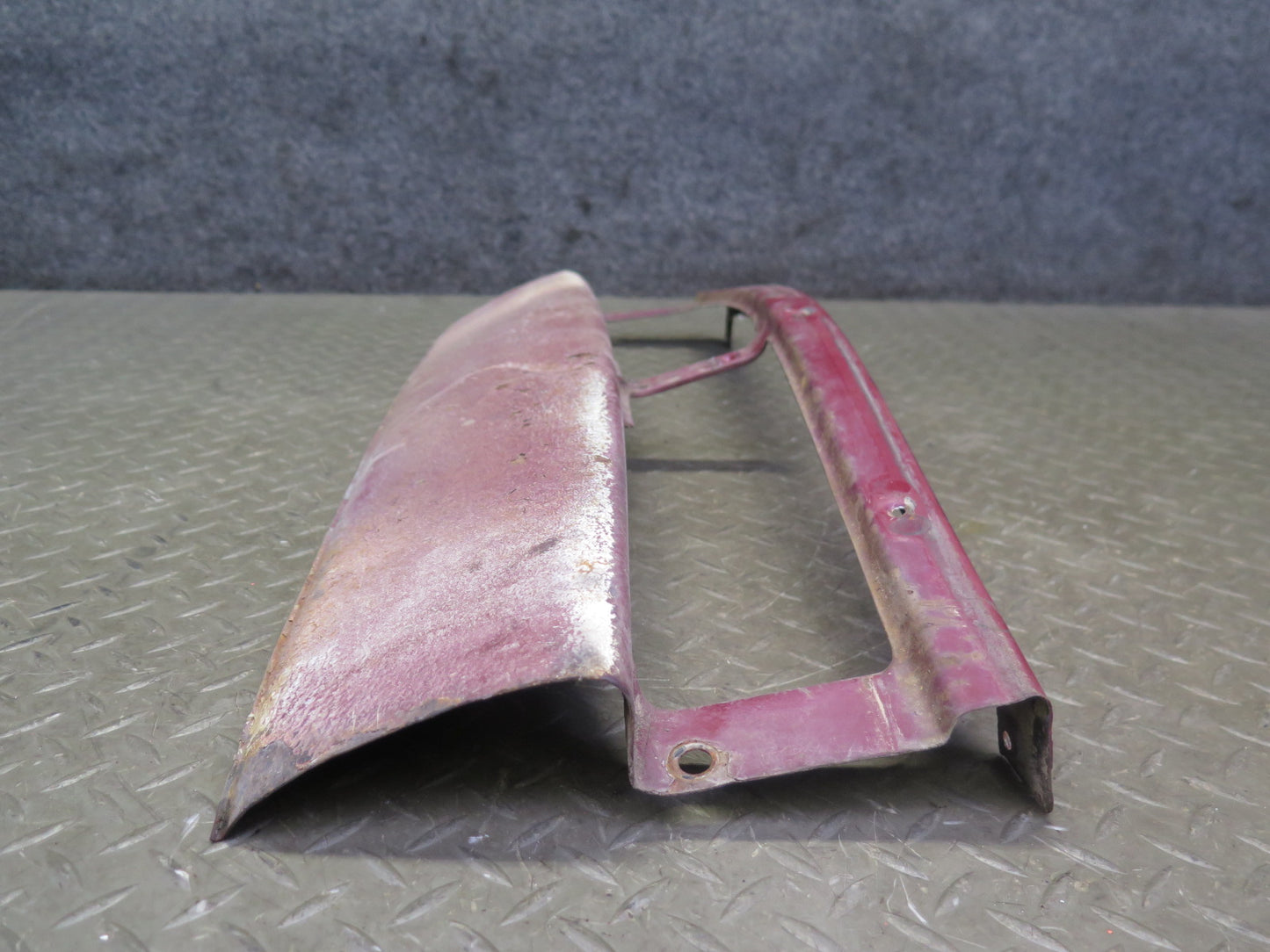 75-76 Mercedes W115 300D Front Bumper Lower Central Panel Valance RED OEM