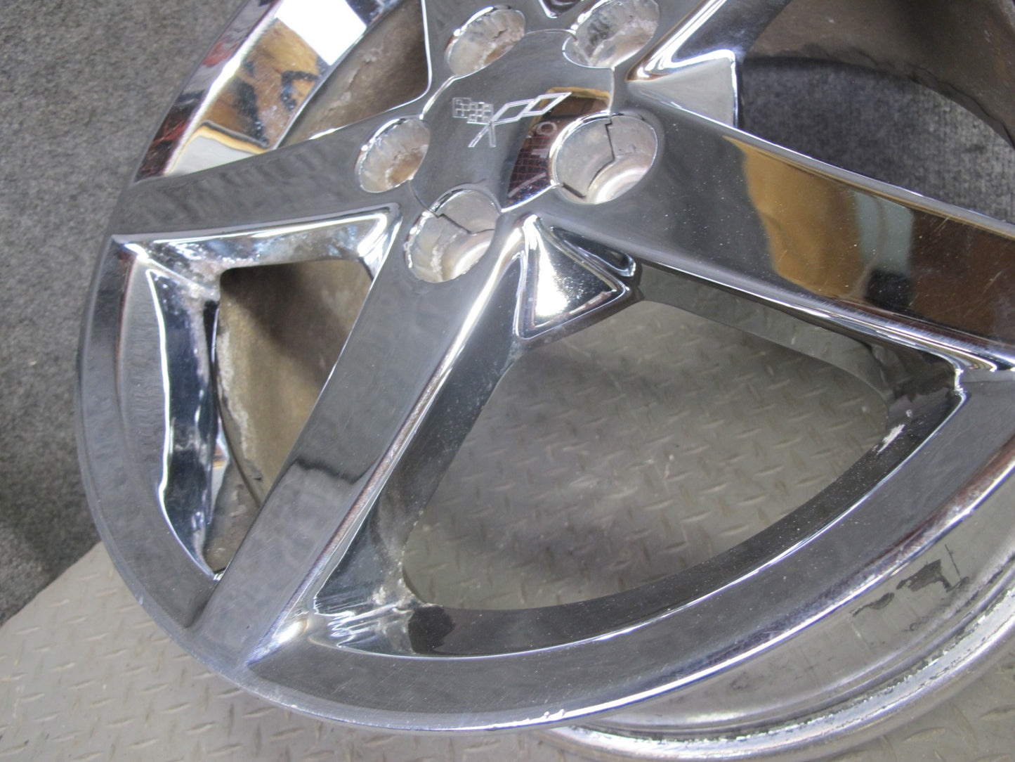 05-08 Chevrolet Corvette C6 Set of 4 R18" R19" Wheel Rim Chrome Aftermarket