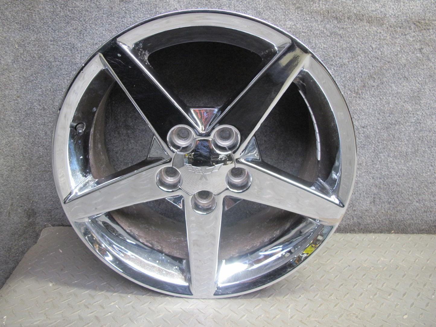 05-08 Chevrolet Corvette C6 Set of 4 R18" R19" Wheel Rim Chrome Aftermarket