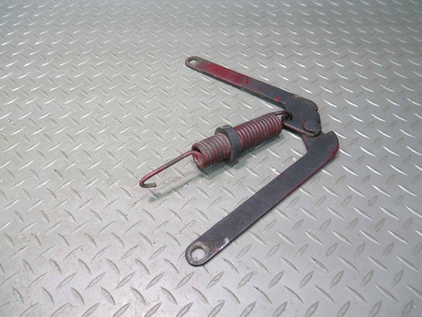 75-76 Mercedes W115 300D Set of 2 Front Left & Right Hood Bonnet Hinge RED OEM
