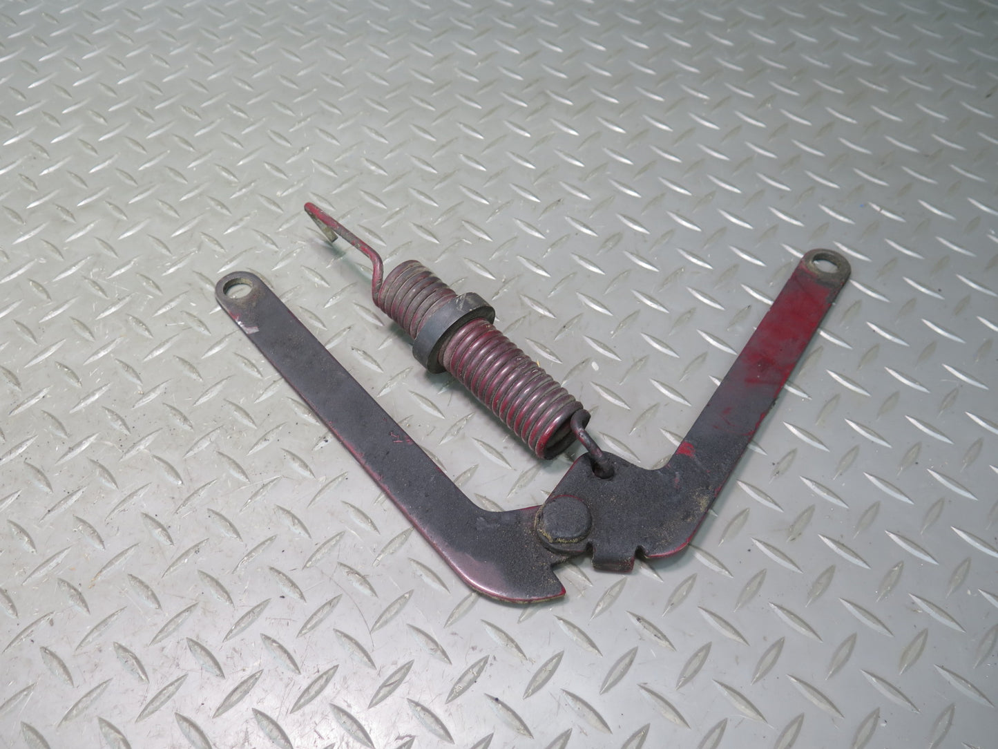 75-76 Mercedes W115 300D Set of 2 Front Left & Right Hood Bonnet Hinge RED OEM