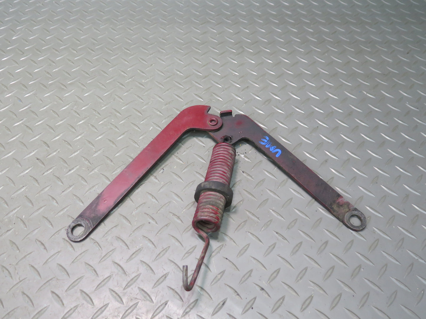 75-76 Mercedes W115 300D Set of 2 Front Left & Right Hood Bonnet Hinge RED OEM