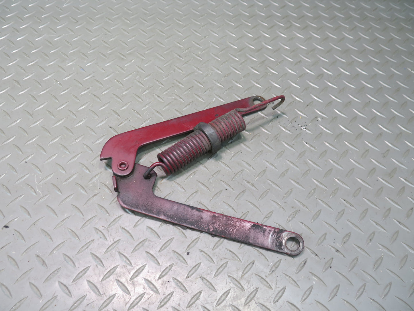 75-76 Mercedes W115 300D Set of 2 Front Left & Right Hood Bonnet Hinge RED OEM