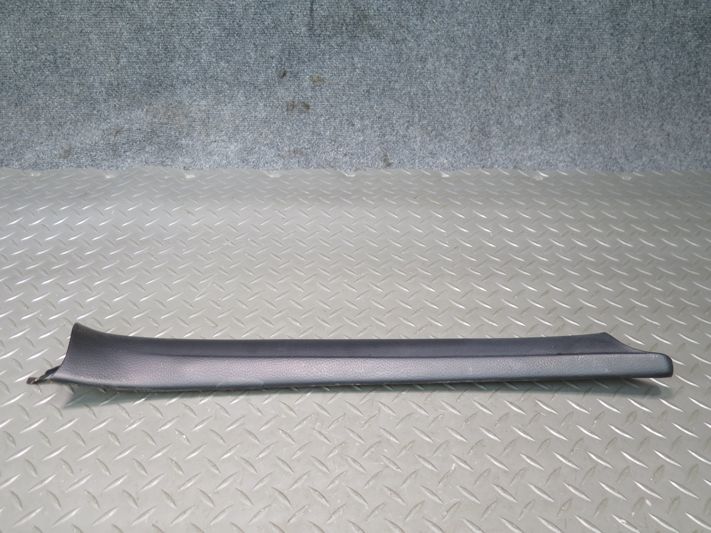 75-76 Mercedes W115 Left & Right Interior A Pillar Trim Cover Black Set OEM