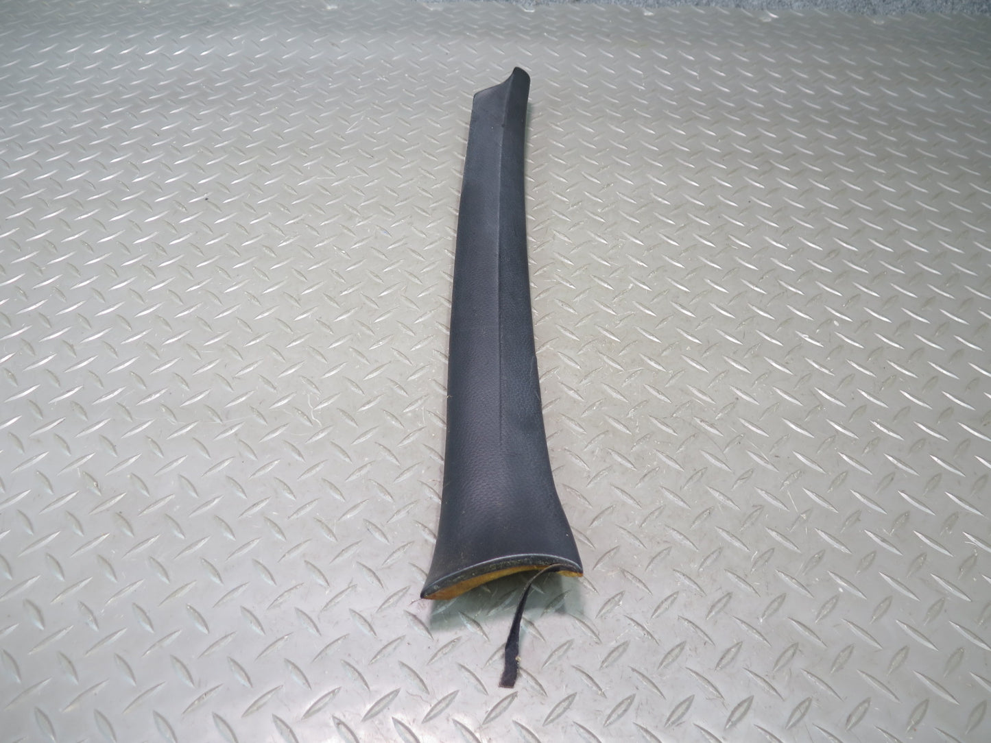 75-76 Mercedes W115 Left & Right Interior A Pillar Trim Cover Black Set OEM