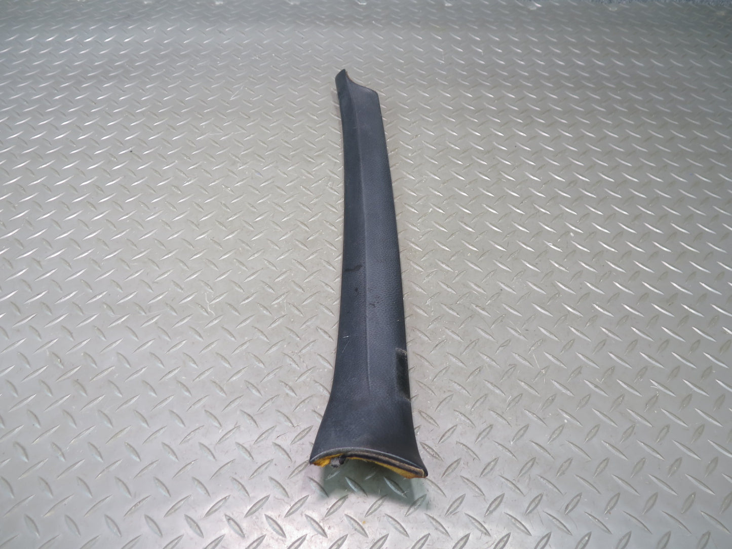 75-76 Mercedes W115 Left & Right Interior A Pillar Trim Cover Black Set OEM