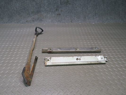 75-76 Mercedes W115 300SD Front Left Seat Track Rail w Handle Set OEM