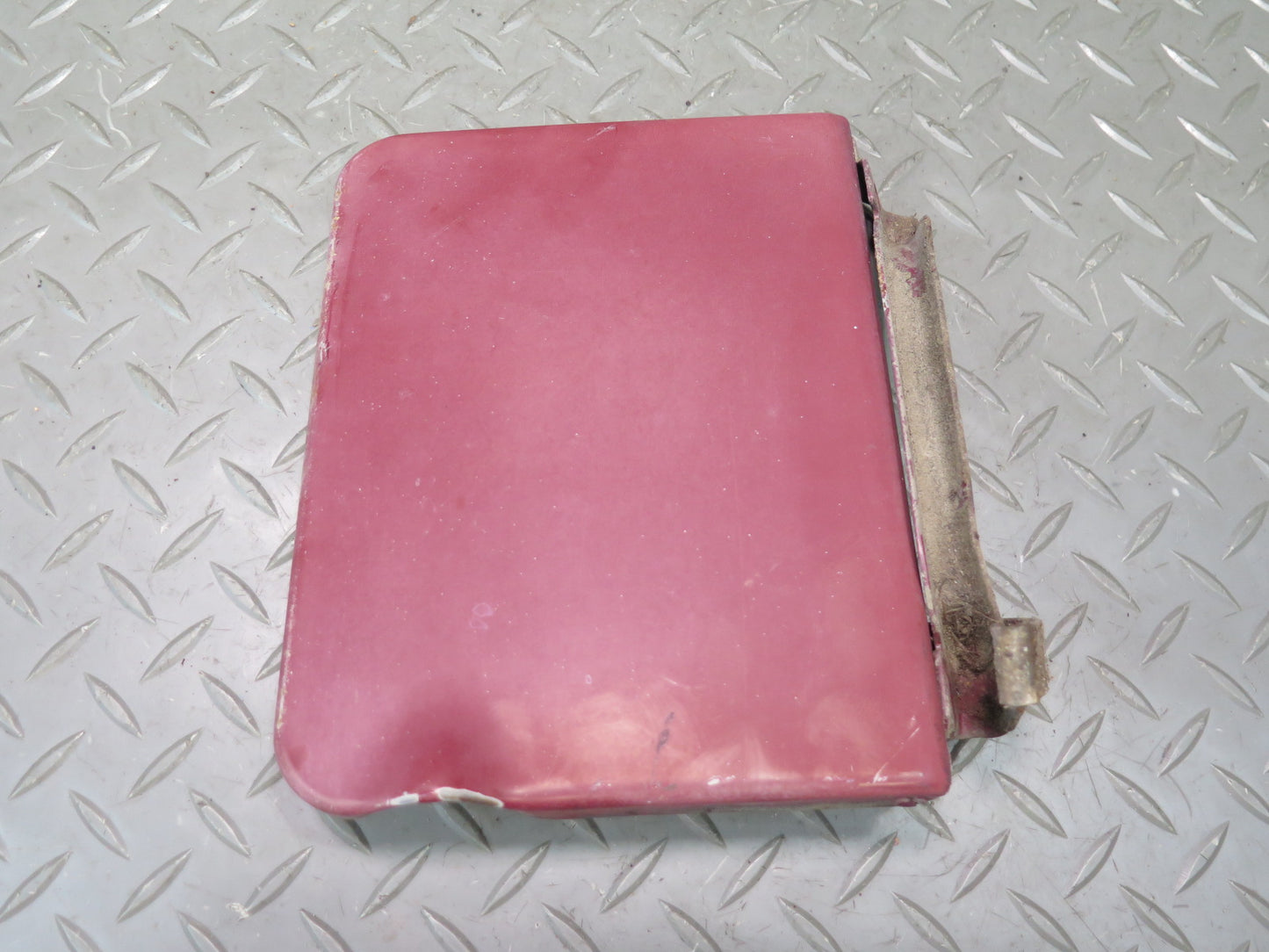 75-76 Mercedes W115 300SD Gas Fuel Filler Door Lid Cover RED OEM