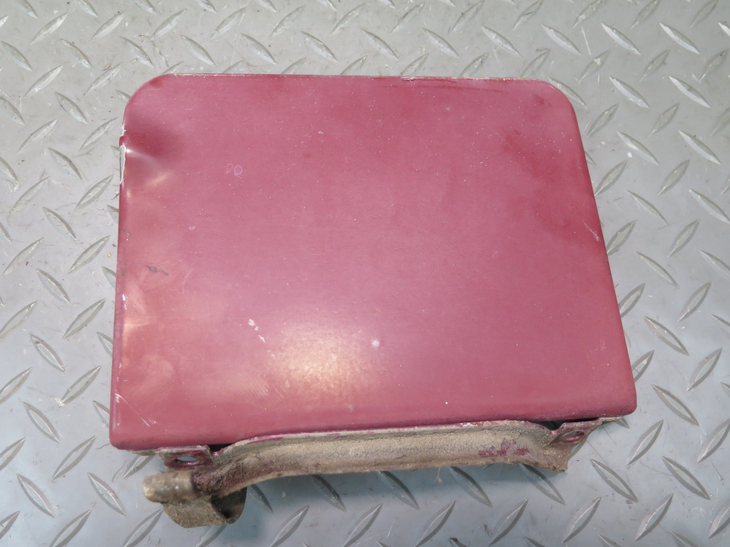 75-76 Mercedes W115 300SD Gas Fuel Filler Door Lid Cover RED OEM